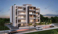 Large two bedrooms apartment with swimming pool for sale in Germasogeia Tourist Area
