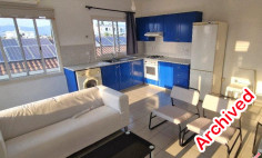 Spacious 1 bedroom furnished apartment to rent in Agios Dometios