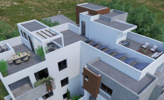 2 bedroom penthouse with swimming pool for sale in Agia Fyla