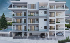 Spacious 3 bedroom penthouse with swimming pool for sale in Germasogeia