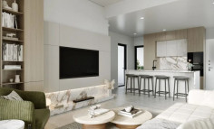 Luxury 3 bedroom apartment with swimming pool for sale in Chalomantres