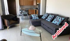Luxury 2 bedroom furnished apartment with swimming pool to rent in Oroklini