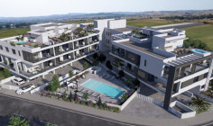 Spacious two bed apartment with swimming pool for sale in Livadia