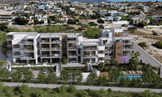Luxury 3 bedrooms apartment with swimming pool for sale in Germasogeia
