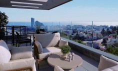 Large two bedrooms apartment with swimming pool for sale in Germasogeia