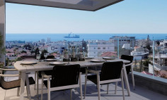 Large two bedrooms apartment with swimming pool for sale in Germasogeia