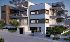 Large two bedrooms apartment with swimming pool for sale in Germasogeia