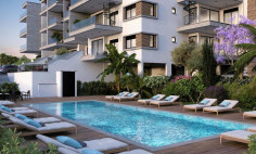 Large 3 bedrooms apartment with swimming pool for sale in Germasogeia