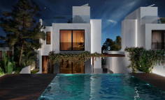 Lovely 3 house with swimming pool for sale in Agios Tychonas
