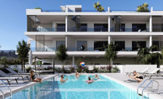 Lovely two bedrooms apartment with swimming pool for sale in Livadia