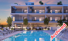 Spacious 3 bedrooms apartment with swimming pool for sale in Livadia