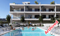 Spacious 3 bedrooms apartment with swimming pool for sale in Livadia