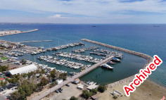 Two-bedroom beach front apartment with sea view in Larnaca 