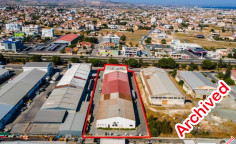 Warehouse with showroom in Aradippou, Larnaca 