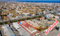 Warehouse with showroom in Aradippou, Larnaca 