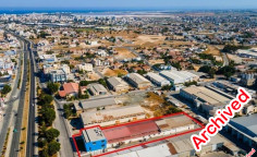 Warehouse with showroom in Aradippou, Larnaca 