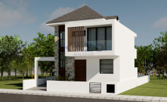 Modern four bedroom villa for sale in Dromolaxia village 