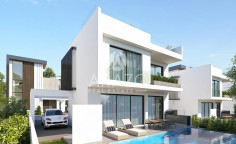 4 bedroom unfurnished villa with swimming pool for sale in Oroklini