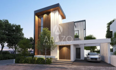 4 bedroom unfurnished villa with swimming pool for sale in Oroklini