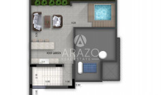4 bedroom unfurnished villa with swimming pool for sale in Oroklini
