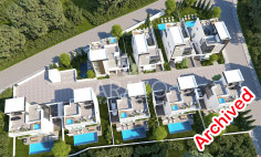 3 bedroom unfurnished villa with swimming pool for sale in Oroklini
