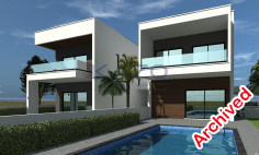 Modern detached house with pool in Agios Athanasios 