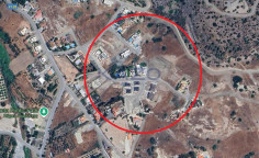 Prime development plot with approved permit for 12 apartments in Akrounta , Limassol