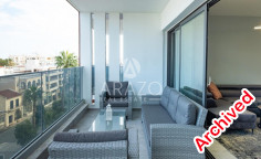 2 bedroom furnished apartment with swimming pool to rent in Larnaca