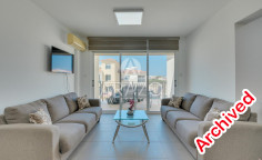 2 bedroom furnished apartment with swimming pool to rent in Paralimni
