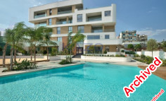 Beautiful three bedroom apartment with pool in Agios Tychonas 