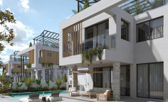 Villa with sea view and pool in Protaras 