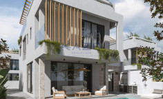 Villa with sea view and pool in Protaras 