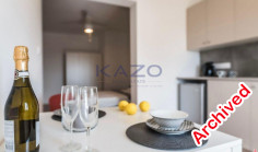 Fully furnished one bedroom top floor Kapsalos apartment 