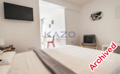 Fully furnished one bedroom top floor Kapsalos apartment 