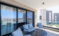 Spacious 2 bedroom furnished apartment with swimming pool for sale in Trachoni