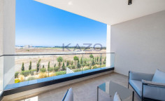 2 bedroom furnished apartment with swimming pool for sale in Trachoni