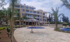 1 bedroom furnished apartment with swimming pool to rent in Trachoni