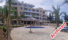 1 bedroom furnished apartment with swimming pool to rent in Trachoni