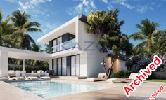 Modern Mandria villa with pool and four bedrooms 