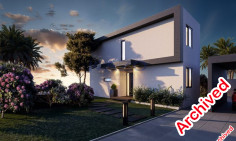 Modern Mandria villa with pool and four bedrooms 