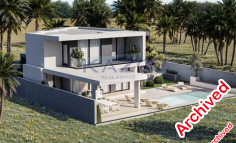 Modern Mandria villa with pool and four bedrooms 