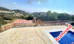 Large villa with pool for long-term rent | Tsada, cyprus 