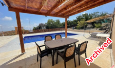 Large villa with pool for long-term rent | Tsada, cyprus 