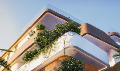 Brand new three bedroom top floor apartment with pool for sale in Zakaki area 