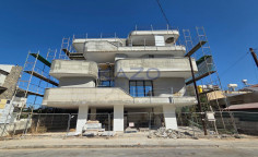 Brand new three bedroom top floor apartment with pool for sale in Zakaki area 