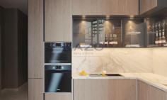Brand new three bedroom top floor apartment with pool for sale in Zakaki area 