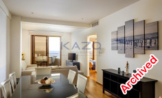 Sea view top floor apartment in foinikoudes area 