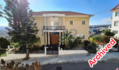 Birds eye view five bedroom detached house in Agia Fyla, Limassol 