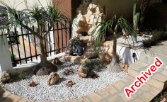 Birds eye view five bedroom detached house in Agia Fyla, Limassol 