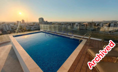 Penthouse apartment with sea view in Chrysopolitissa 